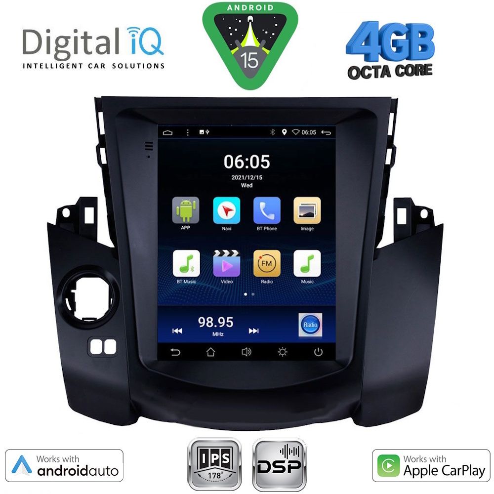 DIGITAL IQ BXF 6969_CPAA TESLA STYLE for TOYOTA RAV 4 mod. 2006-2012 DIGITAL IQ BXF 6969_CPAA TESLA STYLE for TOYOTA RAV 4 mod. 2006-2012