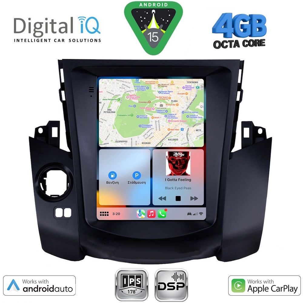DIGITAL IQ BXF 6969_CPAA TESLA STYLE for TOYOTA RAV 4 mod. 2006-2012 DIGITAL IQ BXF 6969_CPAA TESLA STYLE for TOYOTA RAV 4 mod. 2006-2012