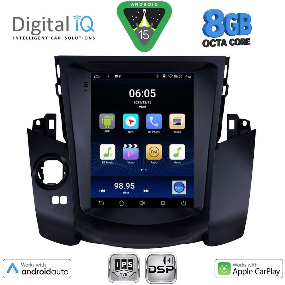 DIGITAL IQ BXF 7969_CPAA TESLA STYLE for TOYOTA RAV 4 mod. 2006-2012 DIGITAL IQ BXF 7969_CPAA TESLA STYLE for TOYOTA RAV 4 mod. 2006-2012