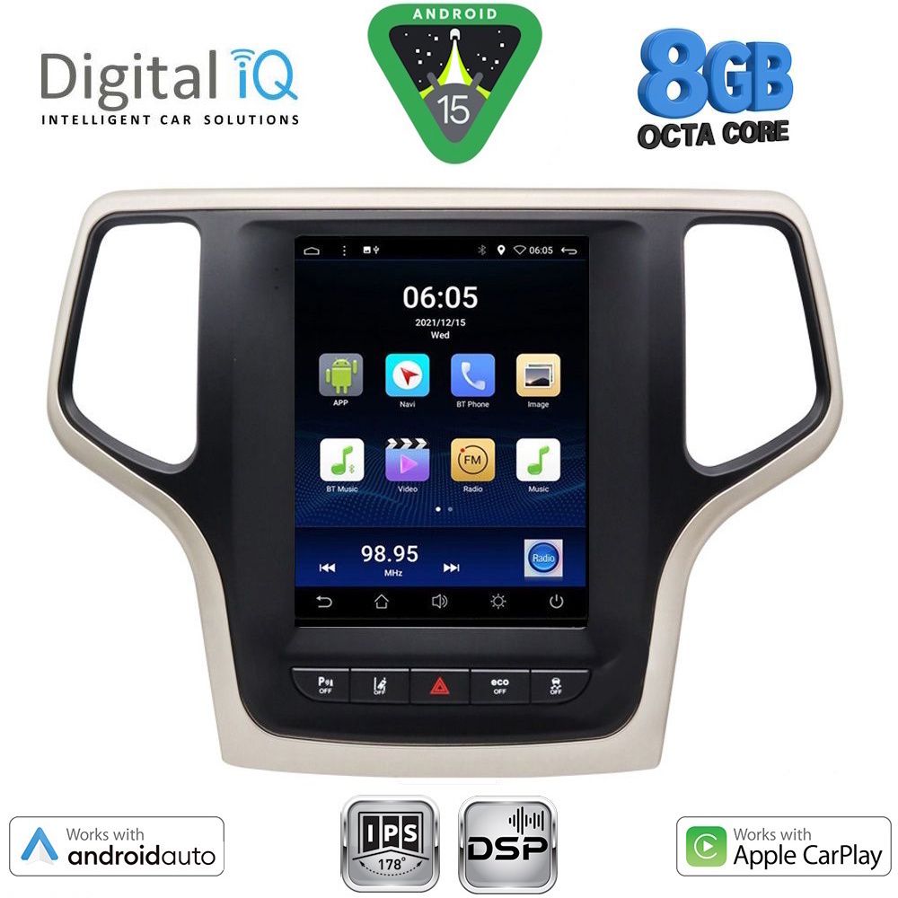 DIGITAL IQ BXF 7983_CPAA TESLA STYLE for JEEP GRAND CHEROKEE mod. 2014-2019 DIGITAL IQ BXF 7983_CPAA TESLA STYLE for JEEP GRAND CHEROKEE mod. 2014-2019