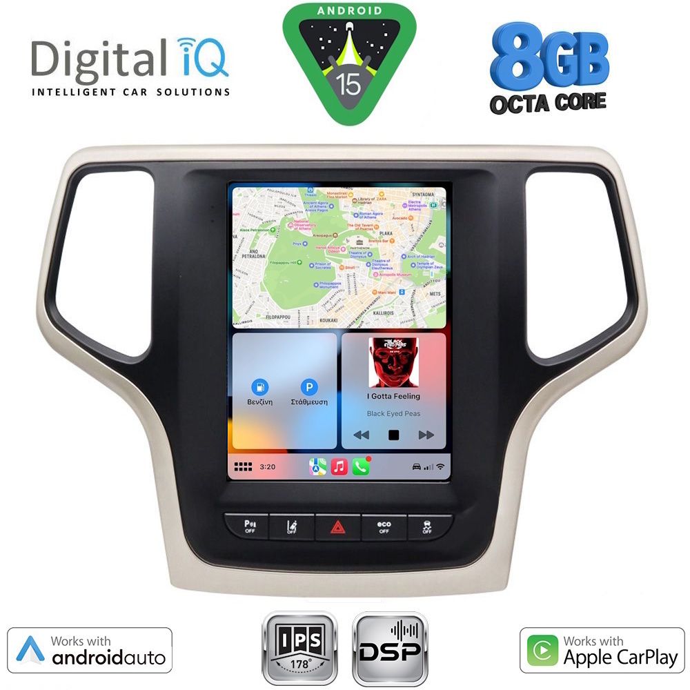 DIGITAL IQ BXF 7983_CPAA TESLA STYLE for JEEP GRAND CHEROKEE mod. 2014-2019 DIGITAL IQ BXF 7983_CPAA TESLA STYLE for JEEP GRAND CHEROKEE mod. 2014-2019