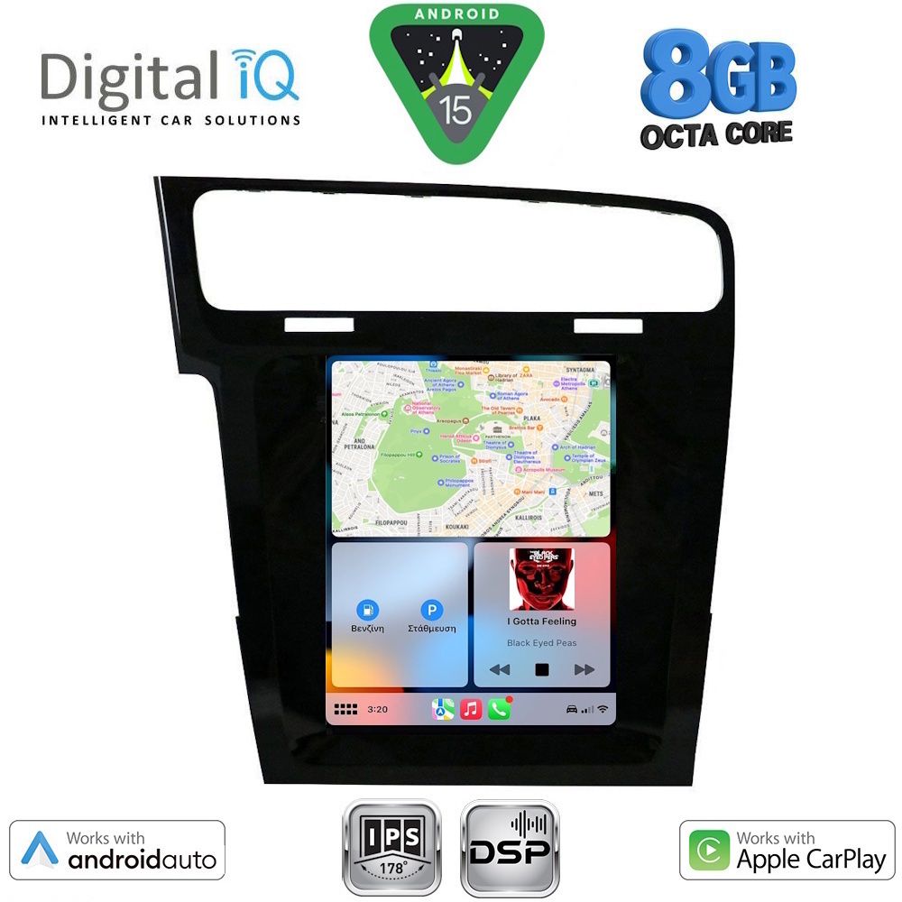 DIGITAL IQ BXF 7985_CPAA TESLA STYLE for VW GOLF 7 mod. 2013-2021 DIGITAL IQ BXF 7985_CPAA TESLA STYLE for VW GOLF 7 mod. 2013-2021