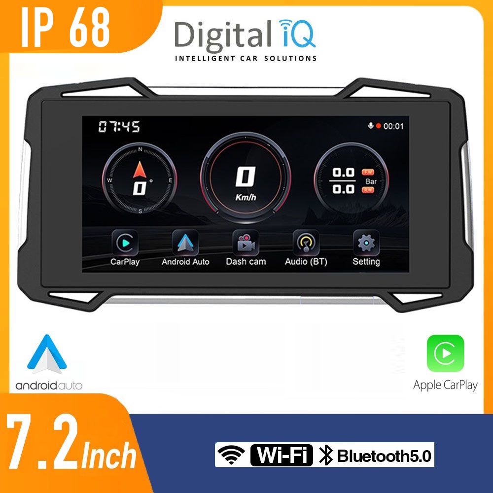 DIGITAL IQ PNA 7100_CPA (7.25inc) MOTORCYCLE CARPLAY-ANDROID AUTO DIGITAL IQ PNA 7100_CPA (7.25inc) MOTORCYCLE CARPLAY-ANDROID AUTO
