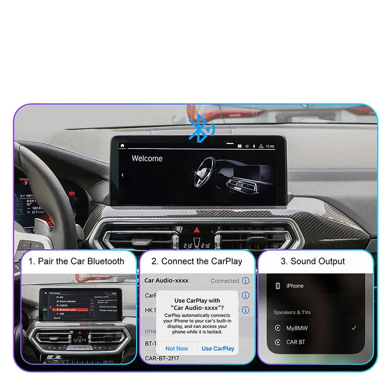 DIGITAL IQ BM 506F CPAA (WIRELESS CARPLAY / ANDROID AUTO BOX for BMW - MINI with EVO-MGU) DIGITAL IQ BM 506F CPAA (WIRELESS CARPLAY / ANDROID AUTO BOX for BMW - MINI with EVO-MGU)