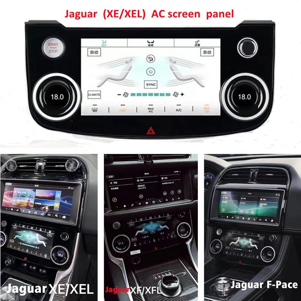 DIGITAL IQ FZ 2013_CL - TOUCHSCREEN CLIMATE CONTROL PANEL 7" for JAGUAR F - PACE - XE - XF mod. 2016-2020 DIGITAL IQ FZ 2013_CL - TOUCHSCREEN CLIMATE CONTROL PANEL 7" for JAGUAR F - PACE - XE - XF mod. 2016-2020