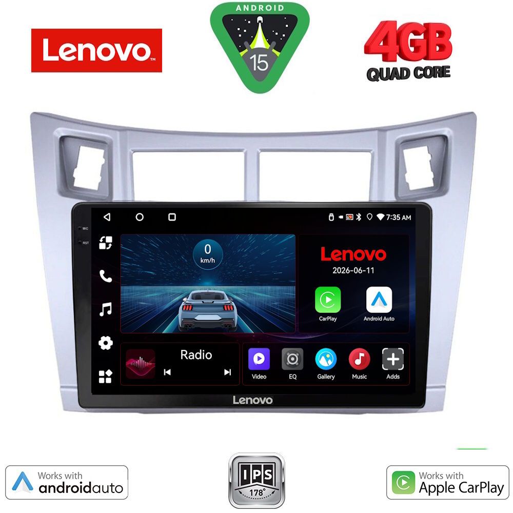 LENOVO LVE 8736SL_CPAA (9inc) MULTIMEDIA TABLET for TOYOTA YARIS mod. 2006-2011 (SILVER) LENOVO LVE 8736SL_CPAA (9inc) MULTIMEDIA TABLET for TOYOTA YARIS mod. 2006-2011 (SILVER)