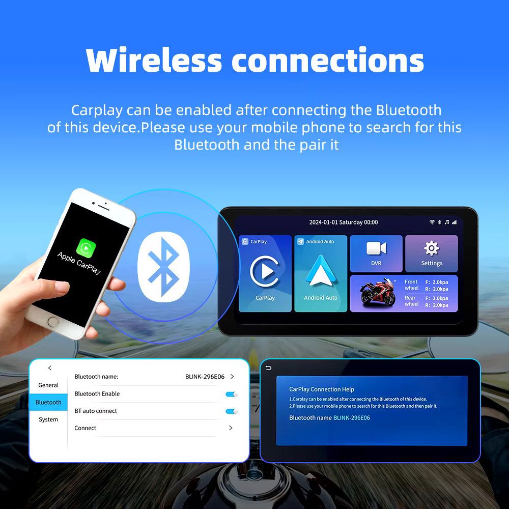 DIGITAL IQ PNA 6300_CPAA (6.3inc) MOTORCYCLE CARPLAY-ANDROID AUTO with TPMS DIGITAL IQ PNA 6300_CPAA (6.3inc) MOTORCYCLE CARPLAY-ANDROID AUTO with TPMS