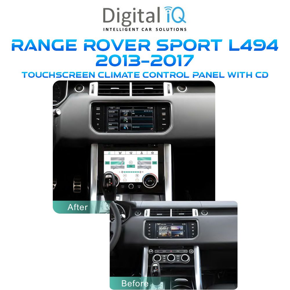 DIGITAL IQ FZ 2006_CL - TOUCHSCREEN CLIMATE CONTROL PANEL (WITH CD) for RANGE ROVER SPORT L494 mod. 2013-2017 DIGITAL IQ FZ 2006_CL - TOUCHSCREEN CLIMATE CONTROL PANEL (WITH CD) for RANGE ROVER SPORT L494 mod. 2013-2017
