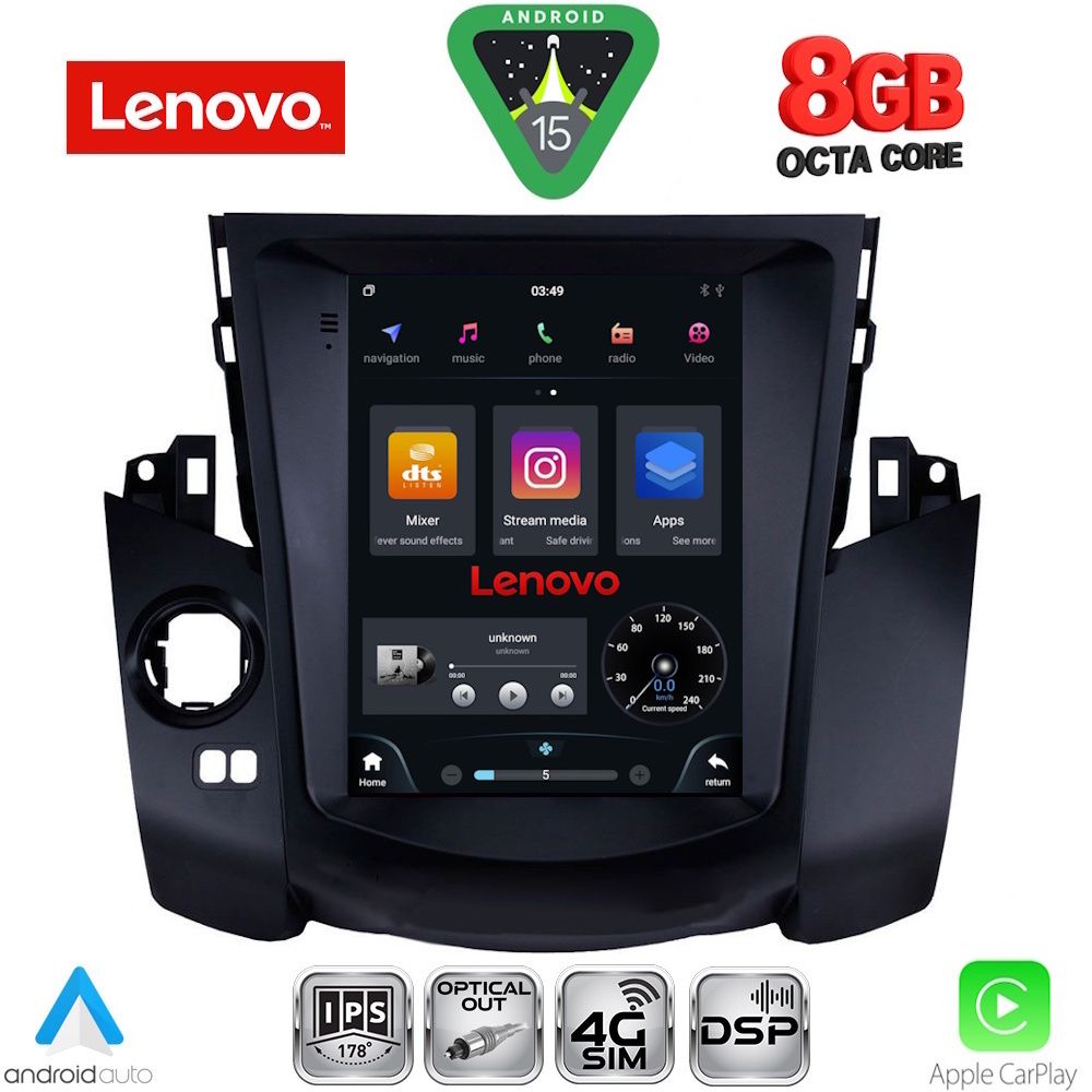 LENOVO SSW 10969_CPA TESLA STYLE for TOYOTA RAV 4 mod. 2006-2012 LENOVO SSW 10969_CPA TESLA STYLE for TOYOTA RAV 4 mod. 2006-2012