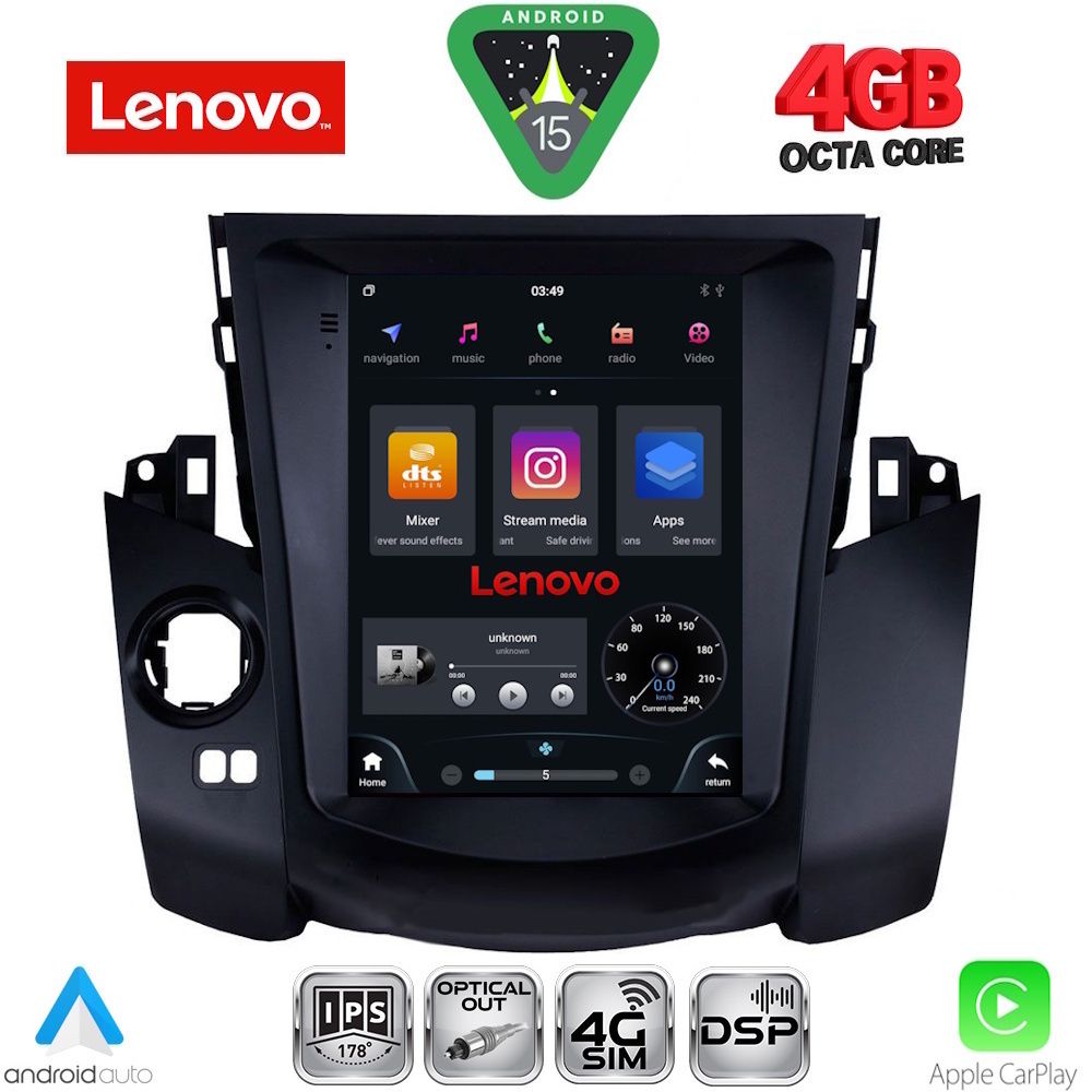 LENOVO SSX 9969_CPA TESLA STYLE for TOYOTA RAV 4 mod. 2006-2012 LENOVO SSX 9969_CPA TESLA STYLE for TOYOTA RAV 4 mod. 2006-2012