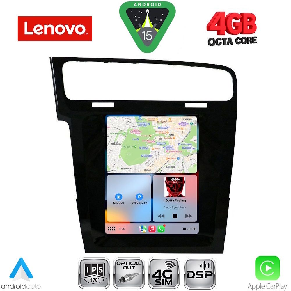 LENOVO SSX 9985_CPA TESLA STYLE for VW GOLF 7 mod. 2013-2021 LENOVO SSX 9985_CPA TESLA STYLE for VW GOLF 7 mod. 2013-2021