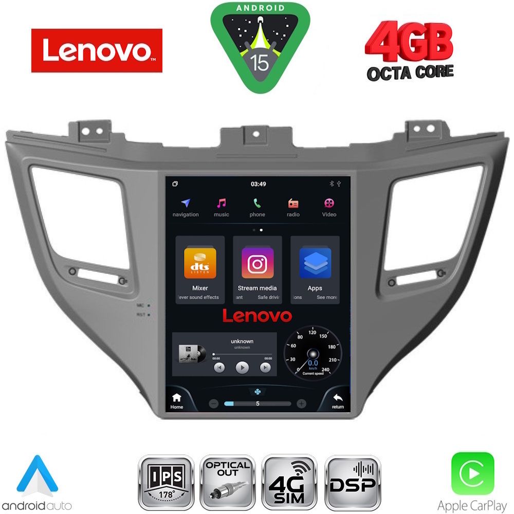 LENOVO SSX 9997_CPA TESLA STYLE for HYUNDAI TUCSON mod. 2015-2019 LENOVO SSX 9997_CPA TESLA STYLE for HYUNDAI TUCSON mod. 2015-2019