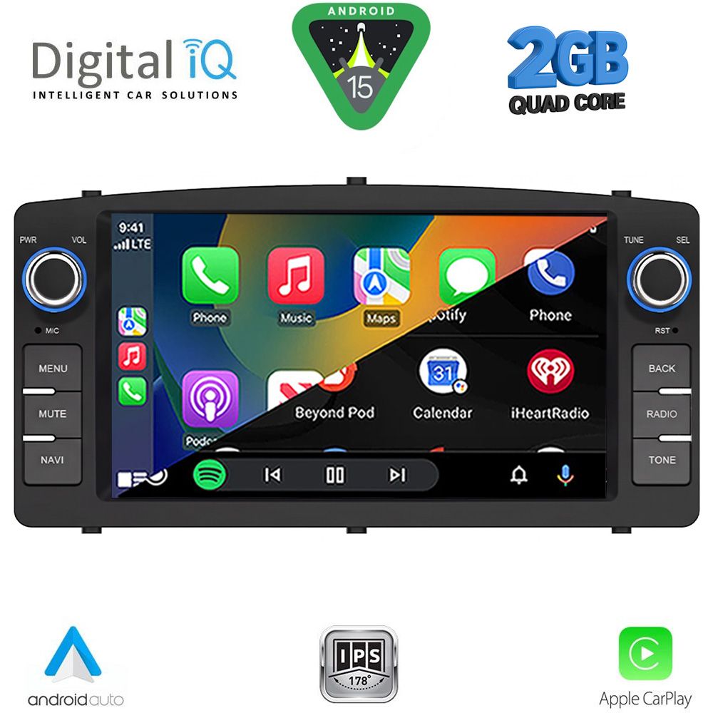DIGITAL IQ BLD 210_CPA (7" DECK) MULTIMEDIA OEM for TOYOTA COROLLA mod. 2000-2006 DIGITAL IQ BLD 210_CPA (7" DECK) MULTIMEDIA OEM for TOYOTA COROLLA mod. 2000-2006