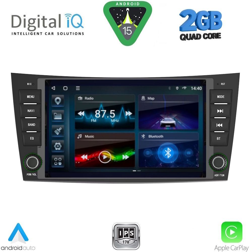 DIGITAL IQ BLD 290_CPA (8″ DECK) MULTIMEDIA for MERCEDES E (W211) – CLS (W219) mod. 2003-2009 DIGITAL IQ BLD 290_CPA (8″ DECK) MULTIMEDIA for MERCEDES E (W211) – CLS (W219) mod. 2003-2009