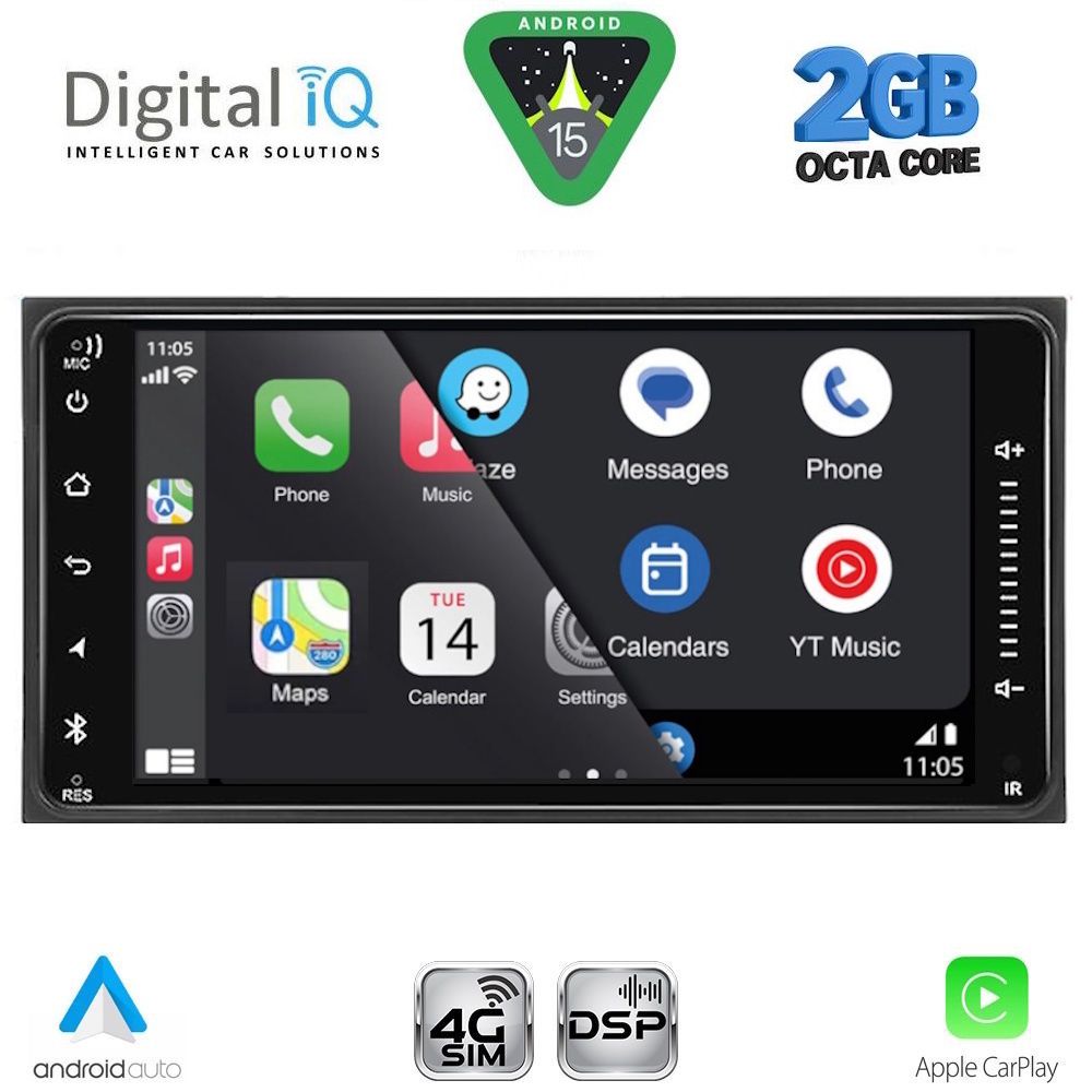 DIGITAL IQ BLF 362_CPA (6.5” DECK) MULTIMEDIA SYSTEM for TOYOTA ALL (200mm) DIGITAL IQ BLF 362_CPA (6.5” DECK) MULTIMEDIA SYSTEM for TOYOTA ALL (200mm)