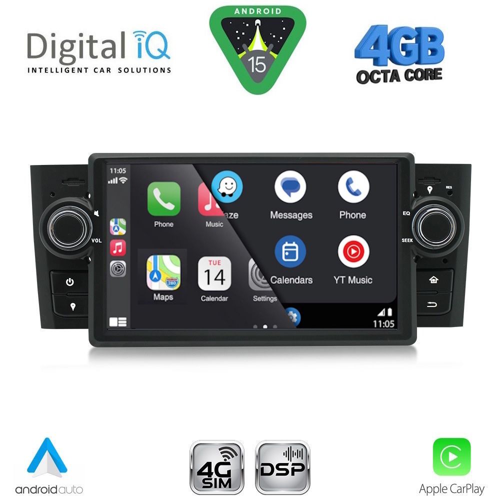 DIGITAL IQ BLG 463_CPA (7" DECK) MULTIMEDIA SYSTEM for FIAT GRANDE PUNTO mod. 2005-2012 DIGITAL IQ BLG 463_CPA (7" DECK) MULTIMEDIA SYSTEM for FIAT GRANDE PUNTO mod. 2005-2012