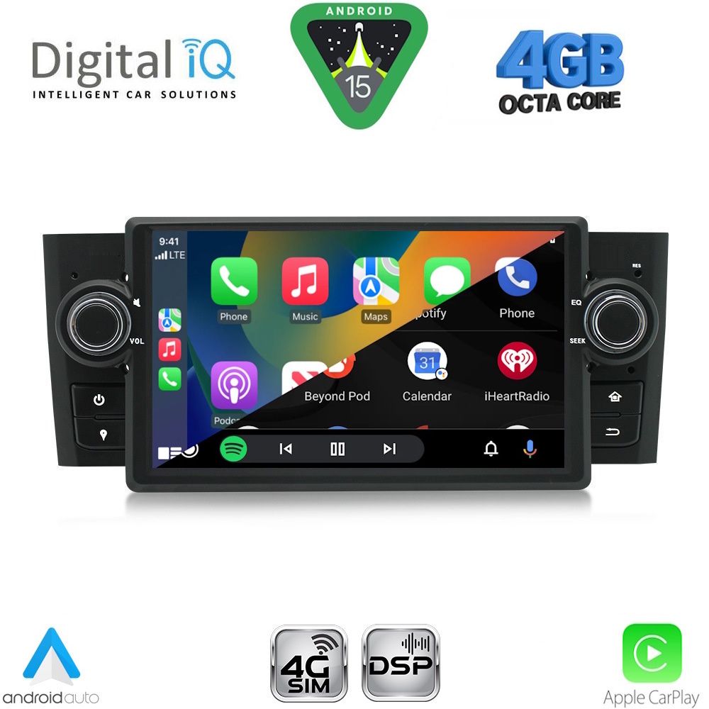 DIGITAL IQ BLG 463_CPA (7" DECK) MULTIMEDIA SYSTEM for FIAT GRANDE PUNTO mod. 2005-2012 DIGITAL IQ BLG 463_CPA (7" DECK) MULTIMEDIA SYSTEM for FIAT GRANDE PUNTO mod. 2005-2012