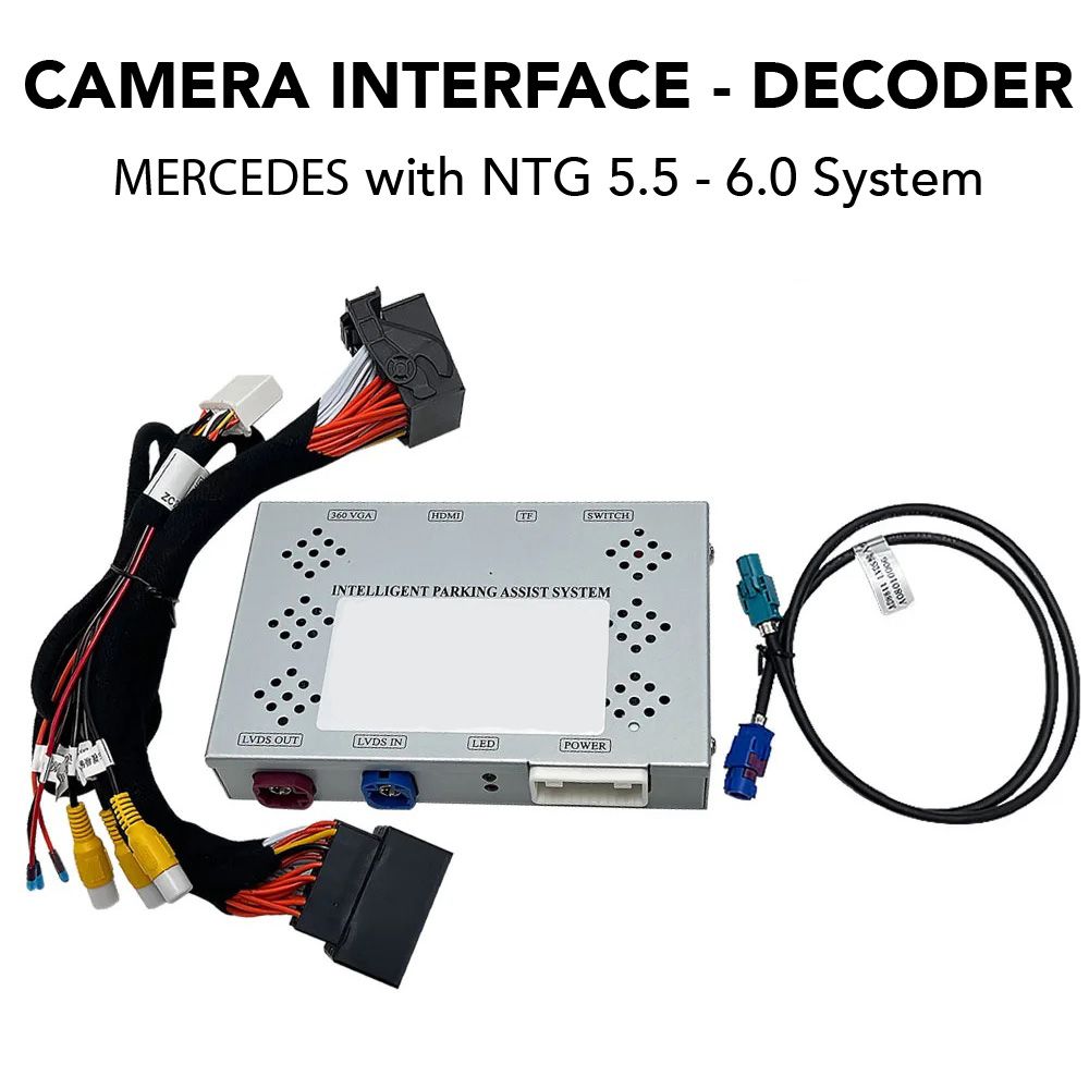 DIGITAL IQ BZ 9865_CI (CAMERA INTERFACE for MERCEDES NTG 5.5 - 6.0 System for 7'' original screen) DIGITAL IQ BZ 9865_CI (CAMERA INTERFACE for MERCEDES NTG 5.5 - 6.0 System for 7'' original screen)