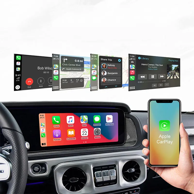 DIGITAL IQ BZ 504F CPAA (WIRELESS CARPLAY / ANDROID AUTO BOX for MERCEDES mod. 2017-2021 with NTG 5.5 with 10.25" screen - with 2 CAMERAS) DIGITAL IQ BZ 504F CPAA (WIRELESS CARPLAY / ANDROID AUTO BOX for MERCEDES mod. 2017-2021 with NTG 5.5 with 10.25" screen - with 2 CAMERAS)