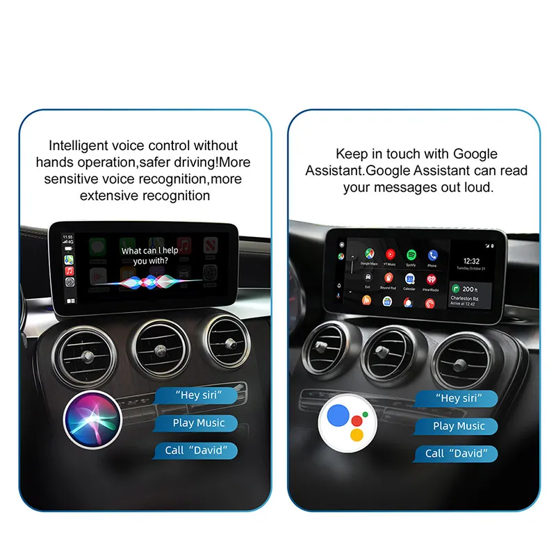 DIGITAL IQ BZ 504F CPAA (WIRELESS CARPLAY / ANDROID AUTO BOX for MERCEDES mod. 2017-2021 with NTG 5.5 with 10.25" screen - with 2 CAMERAS) DIGITAL IQ BZ 504F CPAA (WIRELESS CARPLAY / ANDROID AUTO BOX for MERCEDES mod. 2017-2021 with NTG 5.5 with 10.25" screen - with 2 CAMERAS)