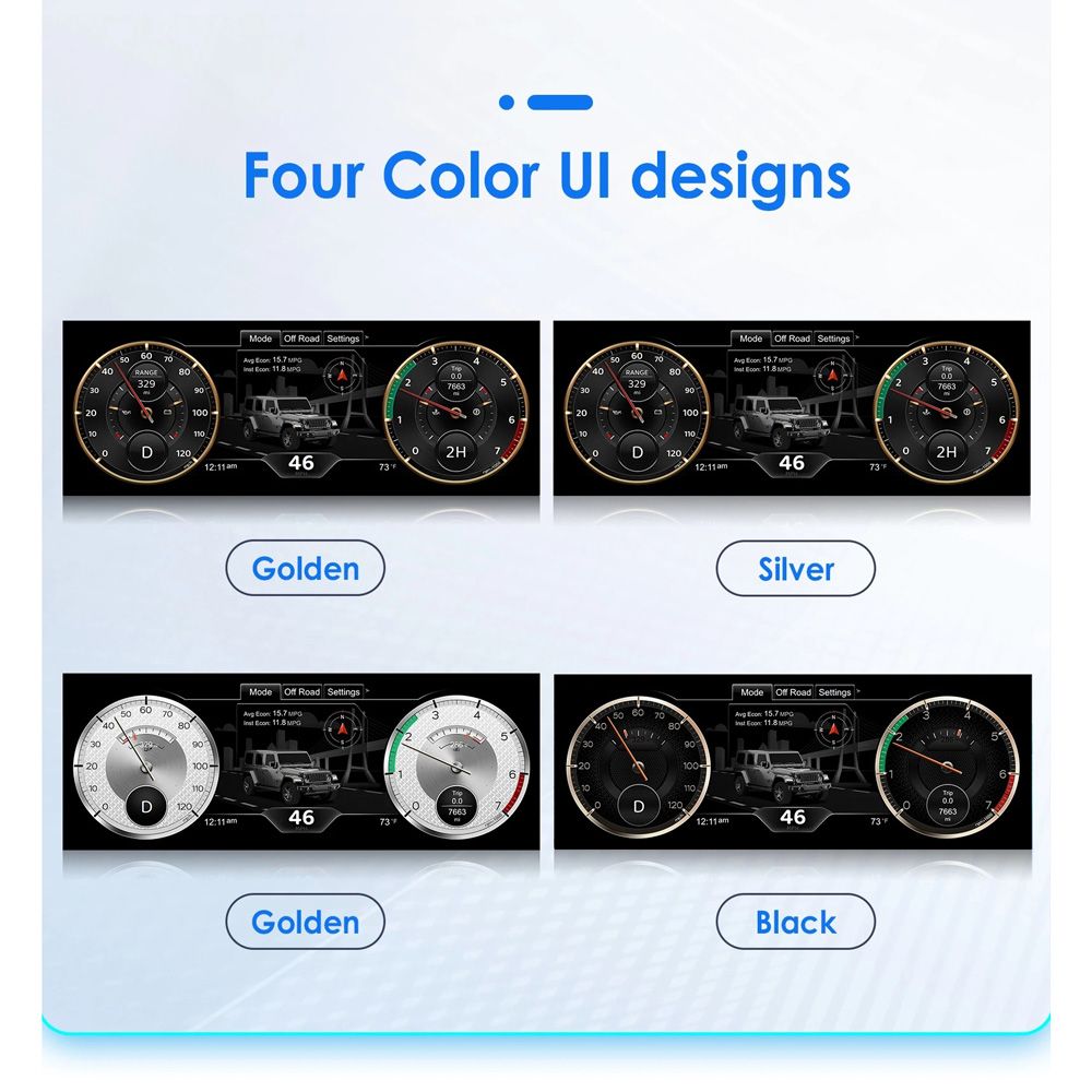 DIGITAL IQ DGU 298_DC (12.3in) DIGITAL INSTRUMENT CLUSTER for JEEP WRANGLER JL mod. 2018-2023 DIGITAL IQ DGU 298_DC (12.3in) DIGITAL INSTRUMENT CLUSTER for JEEP WRANGLER JL mod. 2018-2023