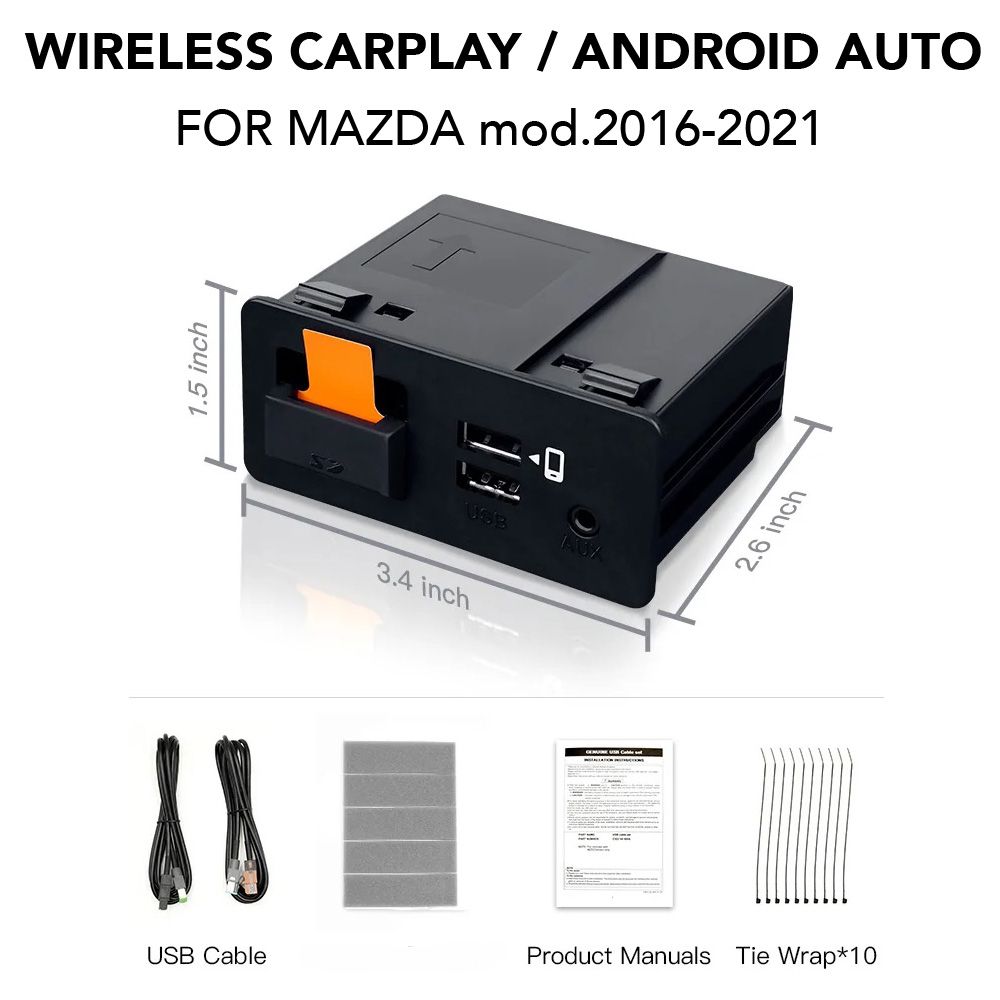 DIGITAL IQ MZ U01 CPA (WIRED CARPLAY / ANDROID AUTO for Upgrade for MAZDA mod. 2016-2021) DIGITAL IQ MZ U01 CPA (WIRED CARPLAY / ANDROID AUTO for Upgrade for MAZDA mod. 2016-2021)