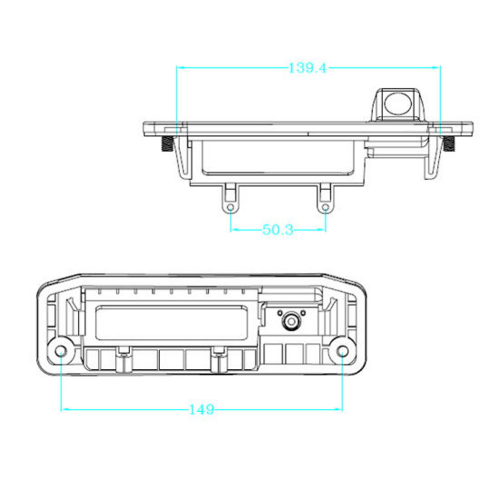DIGITAL IQ CAMERA MERC_11 (AHD-NTSC) HANDLE CAMERA MERCEDES GLK mod. 2011-2017 DIGITAL IQ CAMERA MERC_11 (AHD-NTSC) HANDLE CAMERA MERCEDES GLK mod. 2011-2017