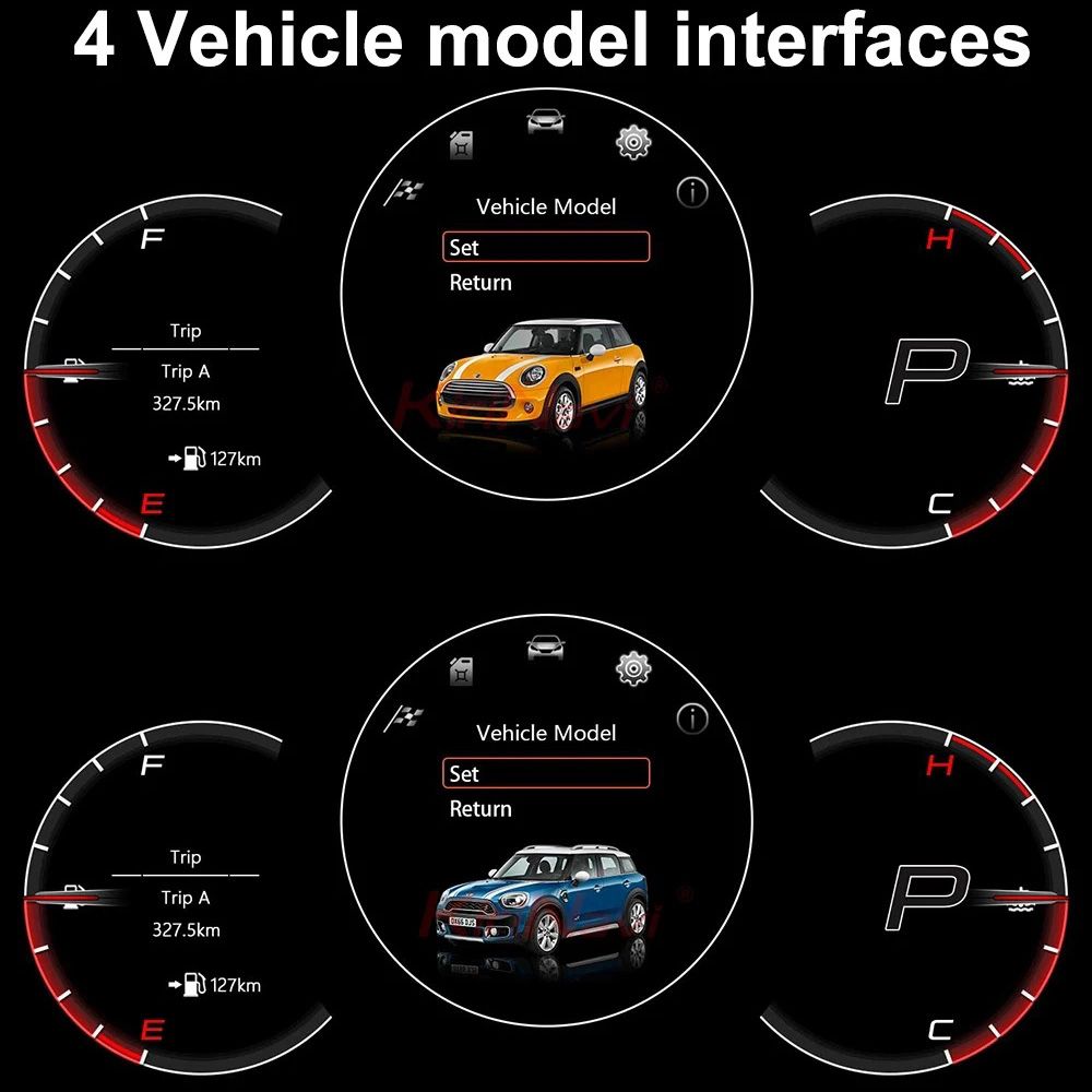 DIGITAL IQ DDD 964_DC DIGITAL INSTRUMENT CLUSTER for MINI Cooper R56 R57 mod. 2006-2013) DIGITAL IQ DDD 964_DC DIGITAL INSTRUMENT CLUSTER for MINI Cooper R56 R57 mod. 2006-2013)