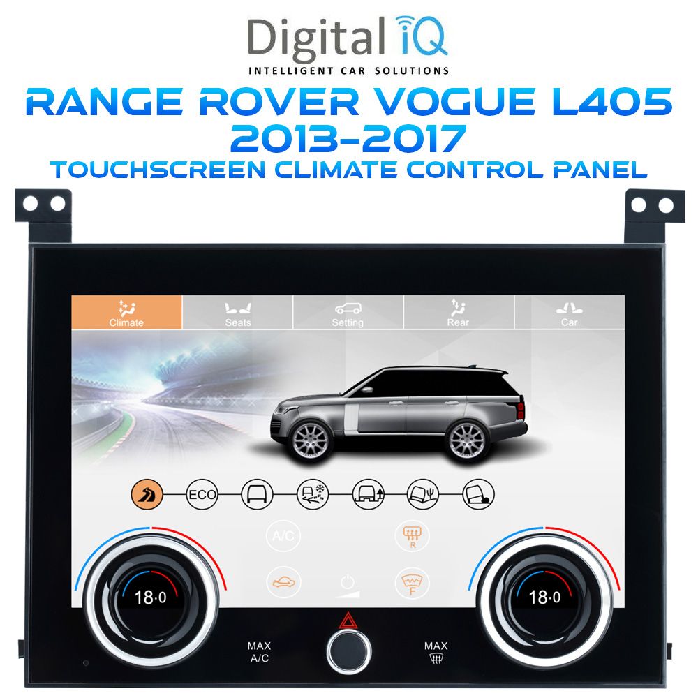 DIGITAL IQ FZ 2011_CL (TOUCHSCREEN CLIMATE CONTROL PANEL 10" for RANGE ROVER VOGUE L405 mod. 2013-2017) DIGITAL IQ FZ 2011_CL (TOUCHSCREEN CLIMATE CONTROL PANEL 10" for RANGE ROVER VOGUE L405 mod. 2013-2017)