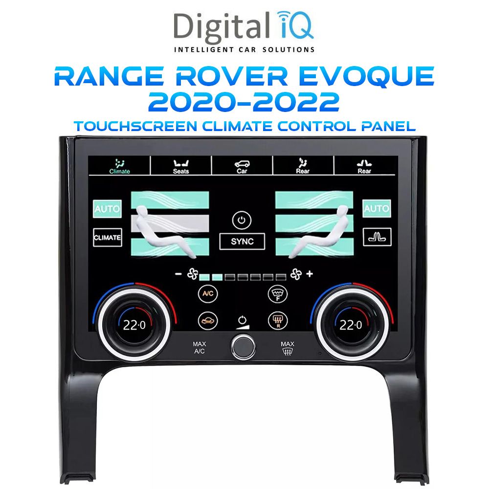 DIGITAL IQ FZ 2026_CL (TOUCHSCREEN CLIMATE CONTROL PANEL 10" for RANGE ROVER EVOQUE mod. 2020-2022) DIGITAL IQ FZ 2026_CL (TOUCHSCREEN CLIMATE CONTROL PANEL 10" for RANGE ROVER EVOQUE mod. 2020-2022)