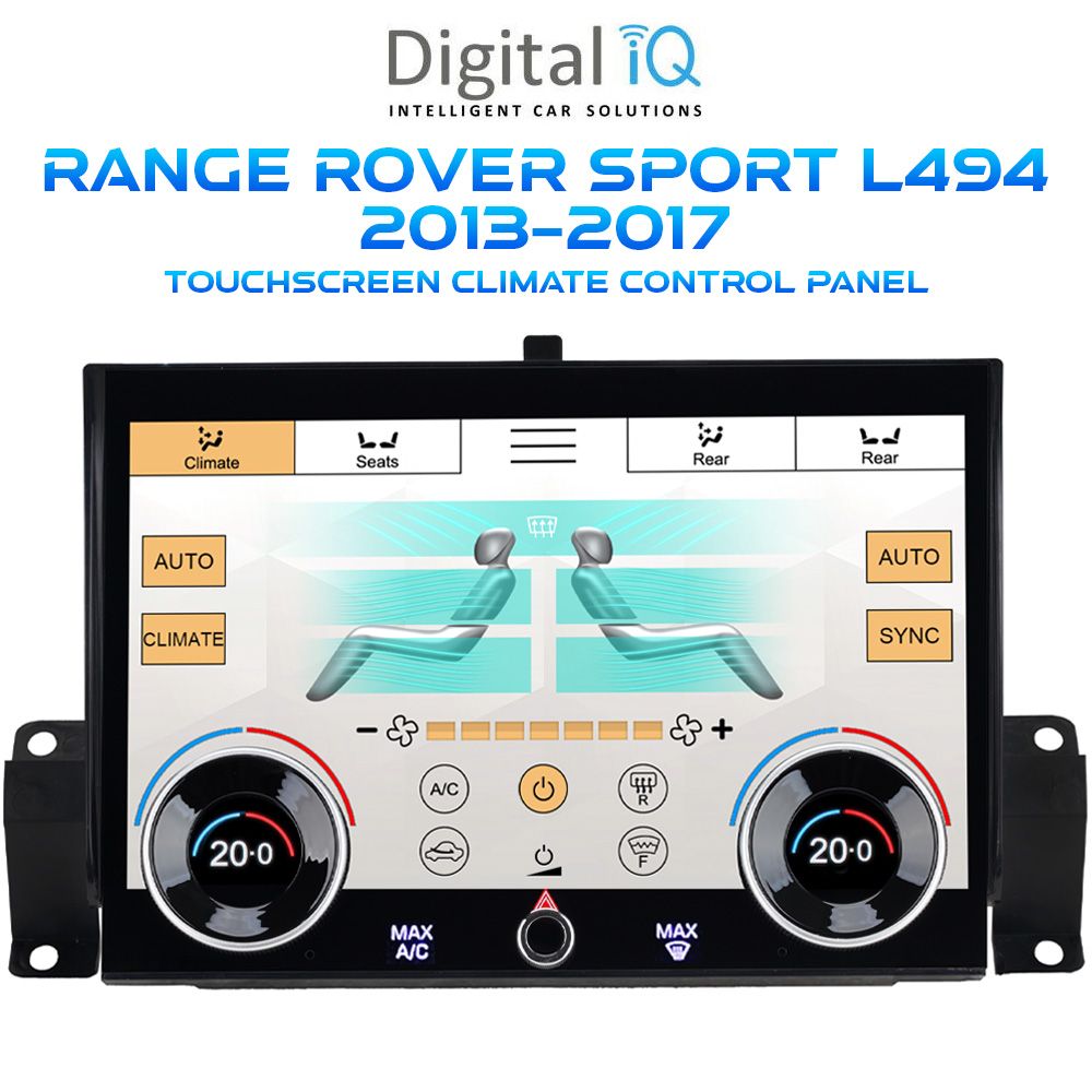 DIGITAL IQ FZ 5022_CL (TOUCHSCREEN CLIMATE CONTROL PANEL (WITHOUT CD) for RANGE ROVER SPORT L494 mod. 2013-2017) DIGITAL IQ FZ 5022_CL (TOUCHSCREEN CLIMATE CONTROL PANEL (WITHOUT CD) for RANGE ROVER SPORT L494 mod. 2013-2017)