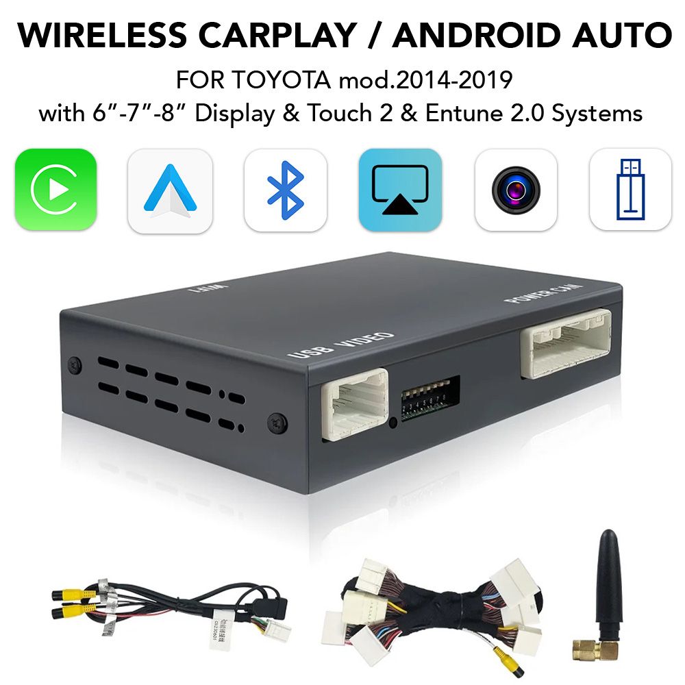 DIGITAL IQ TΥ 280_CPA (WIRELESS CARPLAY / ANDROID AUTO BOX for TOYOTA mod. 2014-2019 with Touch 2 & Entune 2 System) DIGITAL IQ TΥ 280_CPA (WIRELESS CARPLAY / ANDROID AUTO BOX for TOYOTA mod. 2014-2019 with Touch 2 & Entune 2 System)