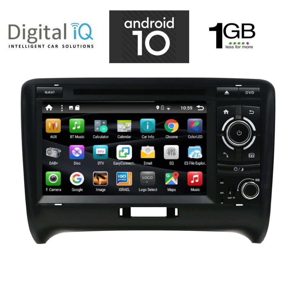 DIGITAL IQ X078_GPS (7'' DVD) MULTIMEDIA SYSTEM for AUDI ΤΤ mod. 2007-2015 DIGITAL IQ X078_GPS (7'' DVD) MULTIMEDIA SYSTEM for AUDI ΤΤ mod. 2007-2015