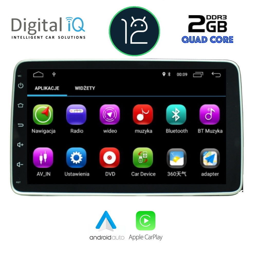 DIGITAL IQ X356M_CPA (9'' DECK) MULTIMEDIA SYSTEM for FIAT TIPO mod. 2019-2023 DIGITAL IQ X356M_CPA (9'' DECK) MULTIMEDIA SYSTEM for FIAT TIPO mod. 2019-2023