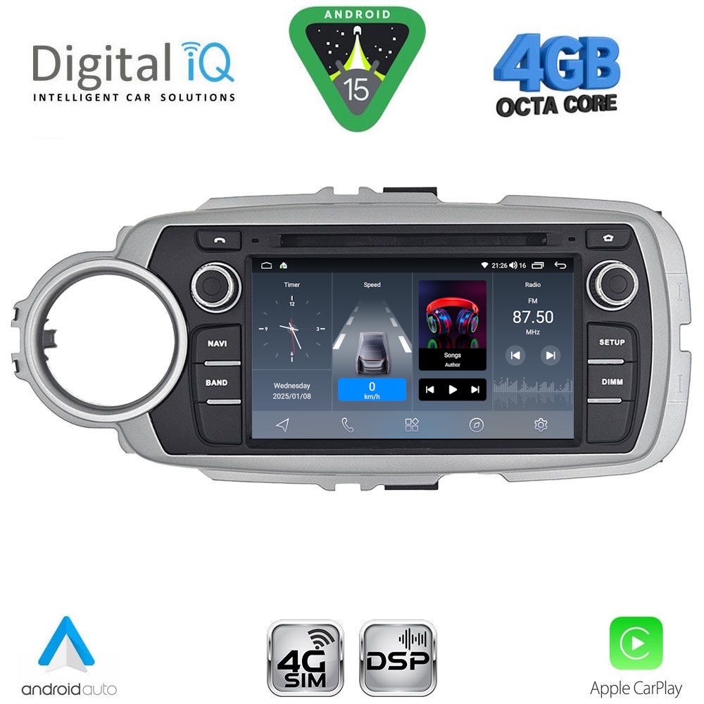 DIGITAL IQ BLG 430_CPA (7″ DECK) MULTIMEDIA OEM for TOYOTA YARIS mod. 2011-2020 DIGITAL IQ BLG 430_CPA (7″ DECK) MULTIMEDIA OEM for TOYOTA YARIS mod. 2011-2020