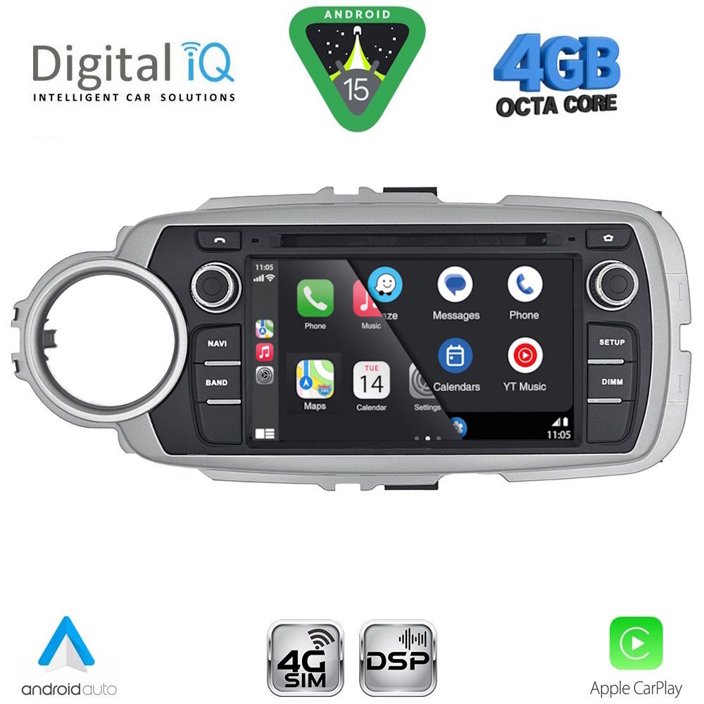 DIGITAL IQ BLG 430_CPA (7″ DECK) MULTIMEDIA OEM for TOYOTA YARIS mod. 2011-2020 DIGITAL IQ BLG 430_CPA (7″ DECK) MULTIMEDIA OEM for TOYOTA YARIS mod. 2011-2020