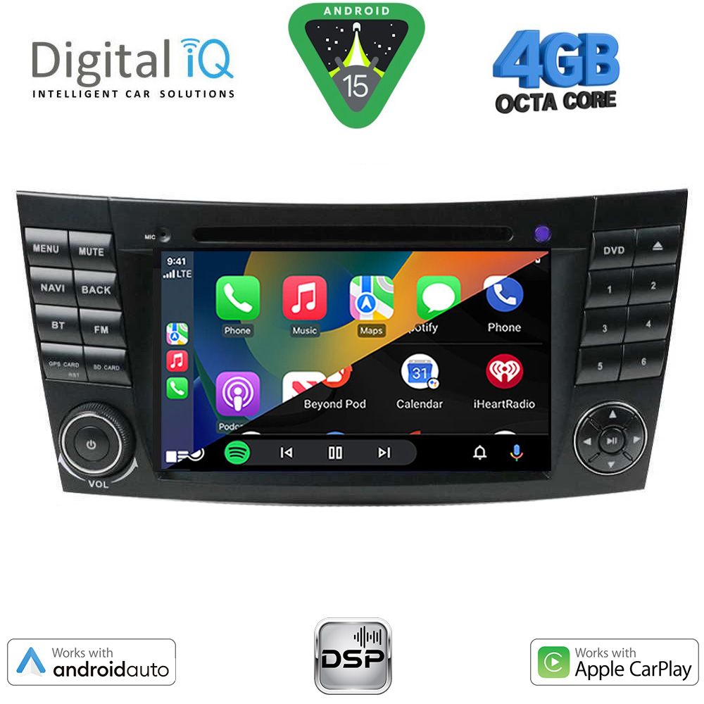 DIGITAL IQ BXF 690_CPAA (7'' DVD) MULTIMEDIA SYSTEM for MERCEDES E (W211) – CLS (W219) mod. 2003-2009 DIGITAL IQ BXF 690_CPAA (7'' DVD) MULTIMEDIA SYSTEM for MERCEDES E (W211) – CLS (W219) mod. 2003-2009