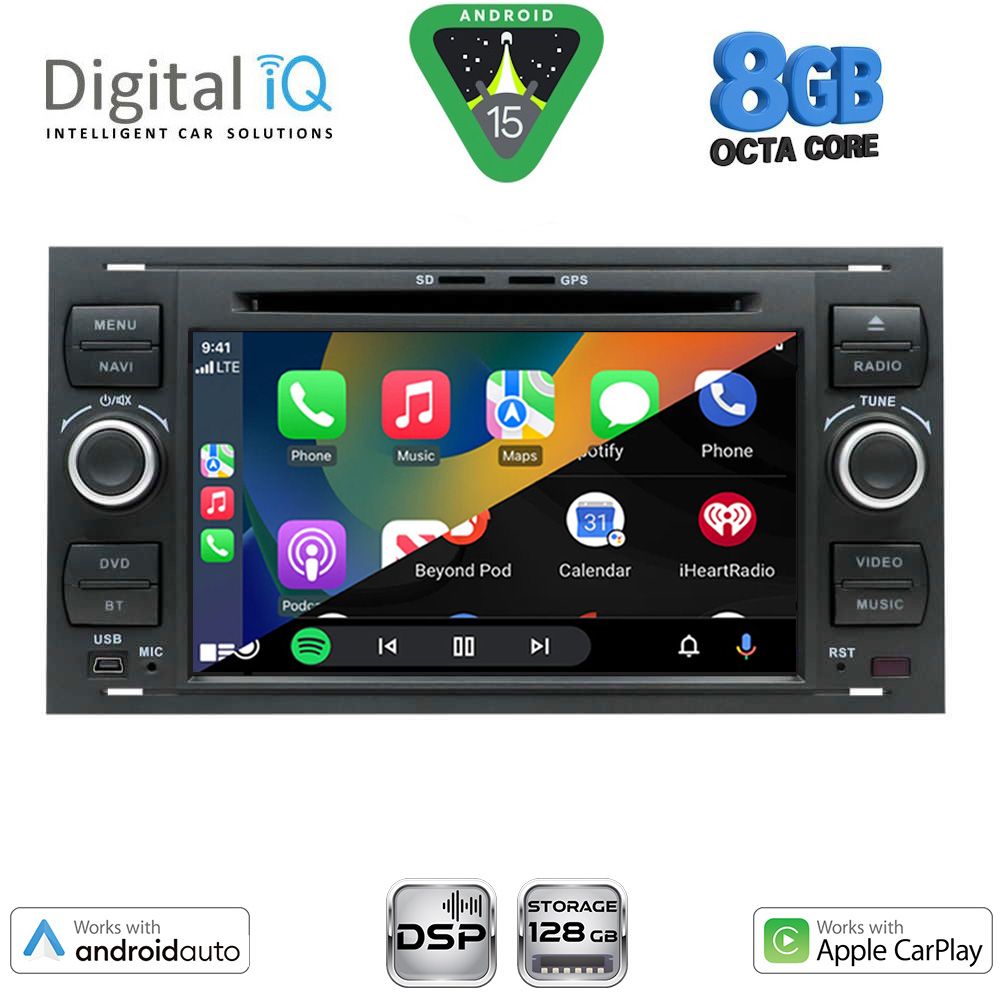 DIGITAL IQ BXF 702_CPAA (7'' DECK) MULTIMEDIA SYSTEM for FORD mod. 2004-2008 DIGITAL IQ BXF 702_CPAA (7'' DECK) MULTIMEDIA SYSTEM for FORD mod. 2004-2008