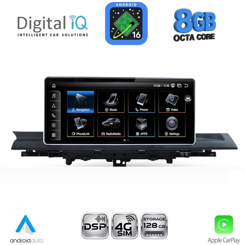 DIGITAL IQ TPK 16921_CPA (10.25'') MULTIMEDIA SYSTEM for AUDI A4 – Α5 mod. 2016-2024 DIGITAL IQ TPK 16921_CPA (10.25'') MULTIMEDIA SYSTEM for AUDI A4 – Α5 mod. 2016-2024