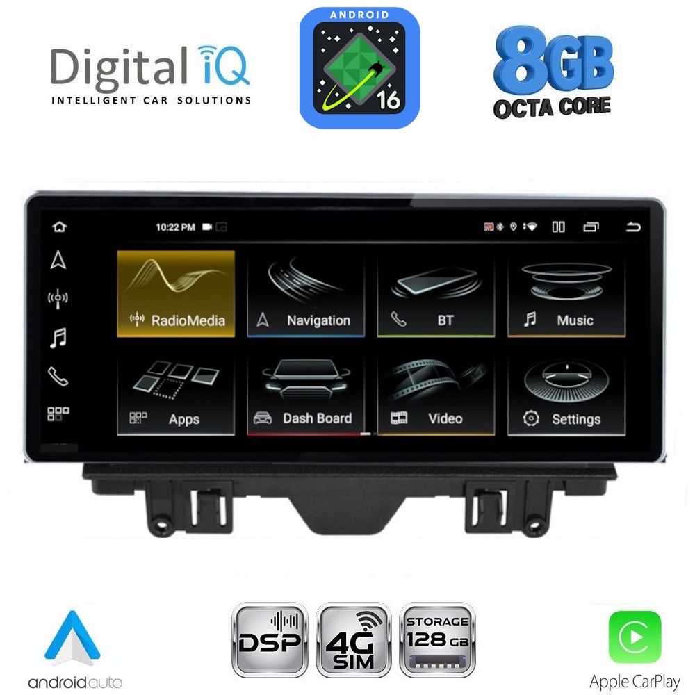 DIGITAL IQ TPG 15923_CPA (10.25inc) MULTIMEDIA SYSTEM for AUDI Q3 mod. 2011-2018 (Low version) DIGITAL IQ TPG 15923_CPA (10.25inc) MULTIMEDIA SYSTEM for AUDI Q3 mod. 2011-2018 (Low version)