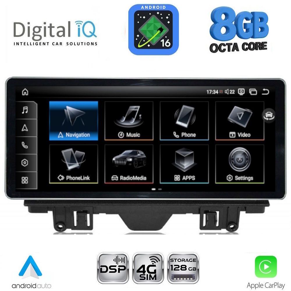 DIGITAL IQ TPK 16915_CPA (10.25'') MULTIMEDIA SYSTEM for AUDI A3 mod. 2013-2021 DIGITAL IQ TPK 16915_CPA (10.25'') MULTIMEDIA SYSTEM for AUDI A3 mod. 2013-2021