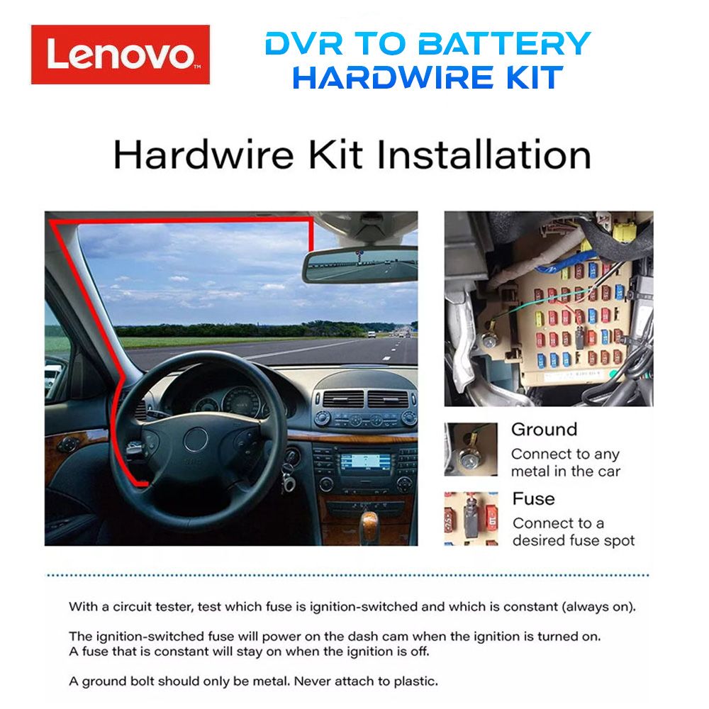 LENOVO JY02 (DASH CAM to BATTERY SMART BOX with TYPE-C for DVR M8-M9 for 24H recording) LENOVO JY02 (DASH CAM to BATTERY SMART BOX with TYPE-C for DVR M8-M9 for 24H recording)