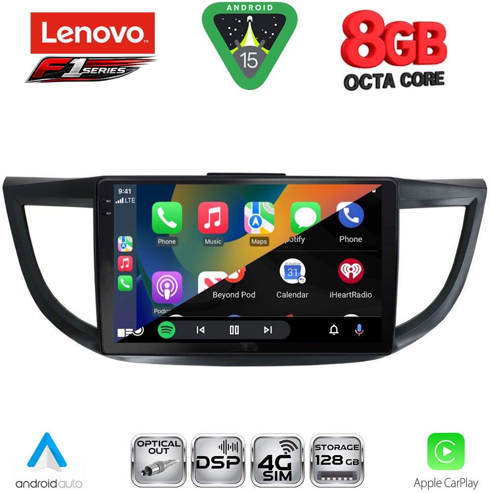 LENOVO SSR 10198_CPA (10inc) MULTIMEDIA TABLET for HONDA CRV mod. 2013-2017 LENOVO SSR 10198_CPA (10inc) MULTIMEDIA TABLET for HONDA CRV mod. 2013-2017
