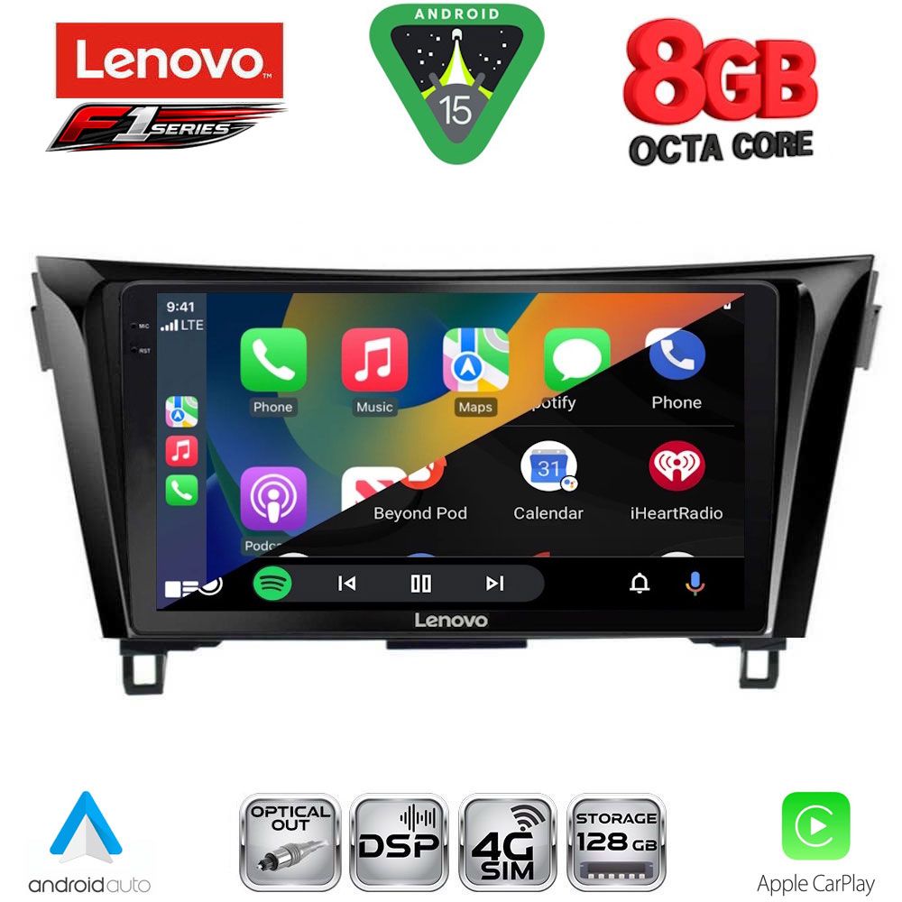 LENOVO SSR 10468_CPA (10inc) MULTIMEDIA TABLET for NISSAN QASHQAI - XTRAIL mod. 2014-2021 LENOVO SSR 10468_CPA (10inc) MULTIMEDIA TABLET for NISSAN QASHQAI - XTRAIL mod. 2014-2021