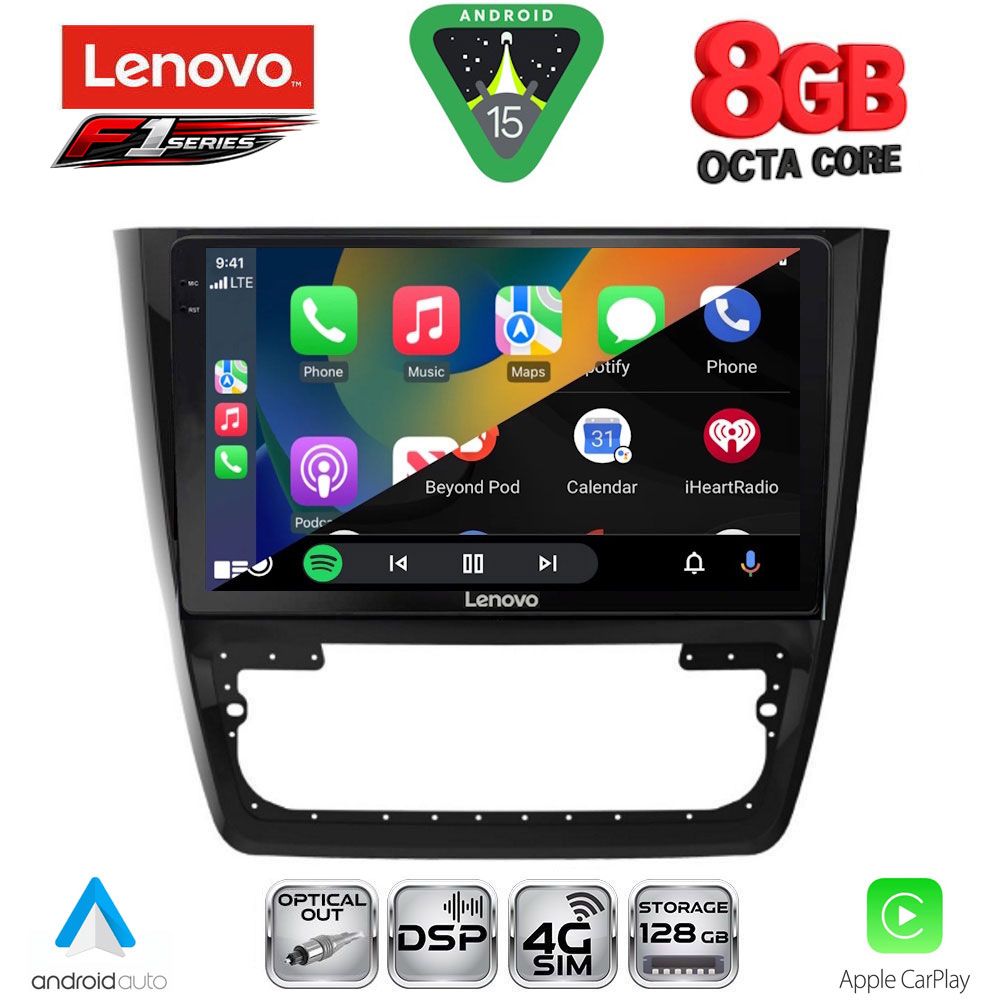 LENOVO SSR 10610_CPA (10inc) MULTIMEDIA TABLET for SKODA YETI mod. 2014-2018 LENOVO SSR 10610_CPA (10inc) MULTIMEDIA TABLET for SKODA YETI mod. 2014-2018