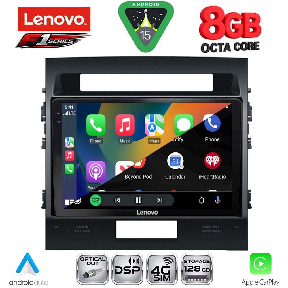 LENOVO SSR 10724_CPA (10inc) MULTIMEDIA TABLET for TOYOTA LAND CRUISER mod. 2008-2015 LENOVO SSR 10724_CPA (10inc) MULTIMEDIA TABLET for TOYOTA LAND CRUISER mod. 2008-2015