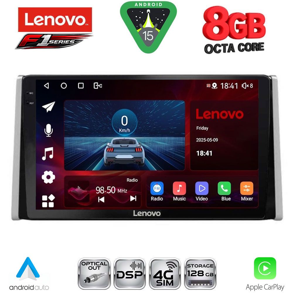 LENOVO SSR 10734_CPA (10inc) MULTIMEDIA TABLET for TOYOTA RAV 4 mod. 2019-2025 LENOVO SSR 10734_CPA (10inc) MULTIMEDIA TABLET for TOYOTA RAV 4 mod. 2019-2025
