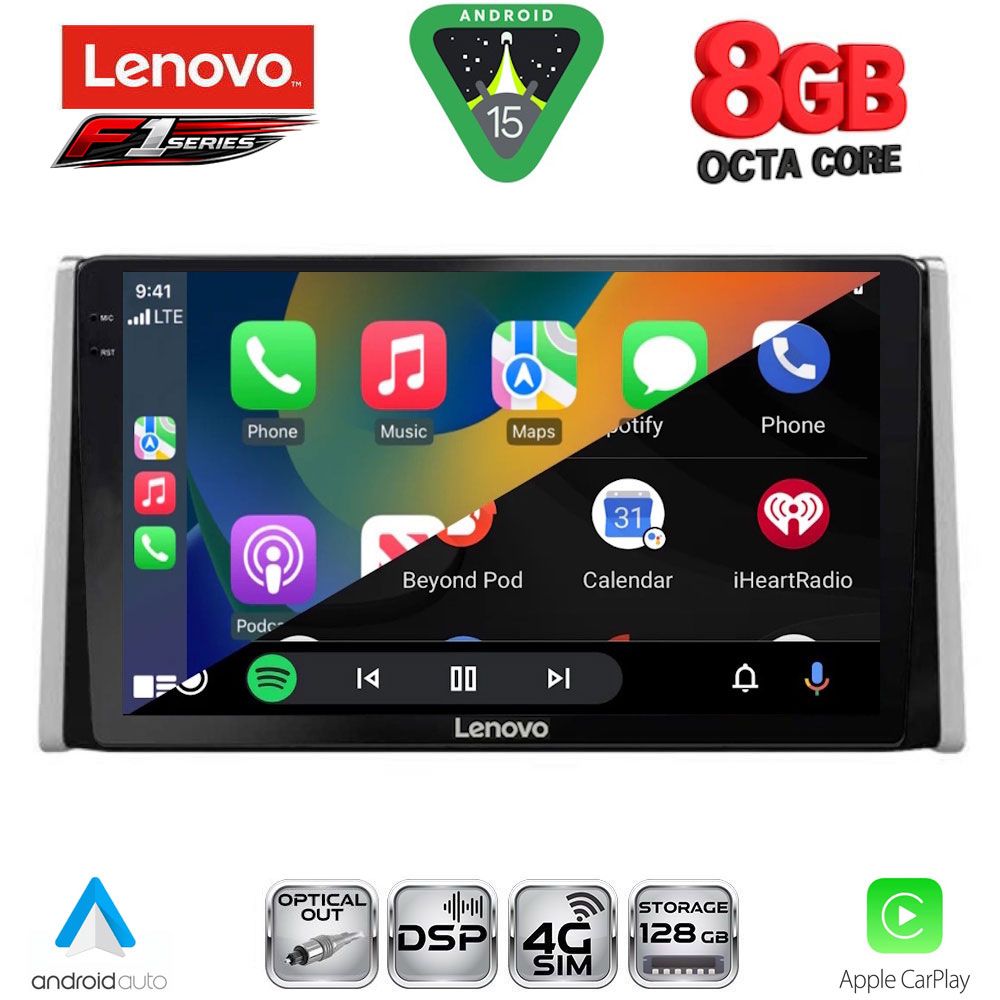 LENOVO SSR 10734_CPA (10inc) MULTIMEDIA TABLET for TOYOTA RAV 4 mod. 2019-2025 LENOVO SSR 10734_CPA (10inc) MULTIMEDIA TABLET for TOYOTA RAV 4 mod. 2019-2025