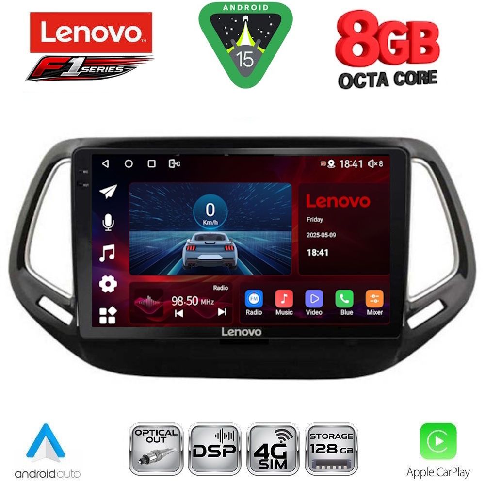 LENOVO SSR 10278_CPA (10inc) MULTIMEDIA TABLET for JEEP COMPASS mod. 2016-2021 LENOVO SSR 10278_CPA (10inc) MULTIMEDIA TABLET for JEEP COMPASS mod. 2016-2021