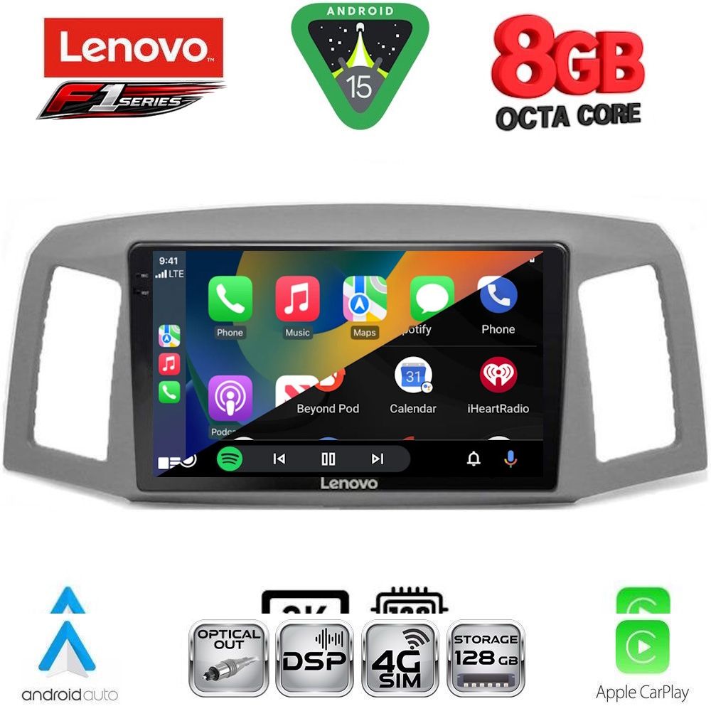 LENOVO SSR 10281_CPA (10inc) MULTIMEDIA TABLET for JEEP GRAND CHEROKEE mod. 2005-2007 LENOVO SSR 10281_CPA (10inc) MULTIMEDIA TABLET for JEEP GRAND CHEROKEE mod. 2005-2007
